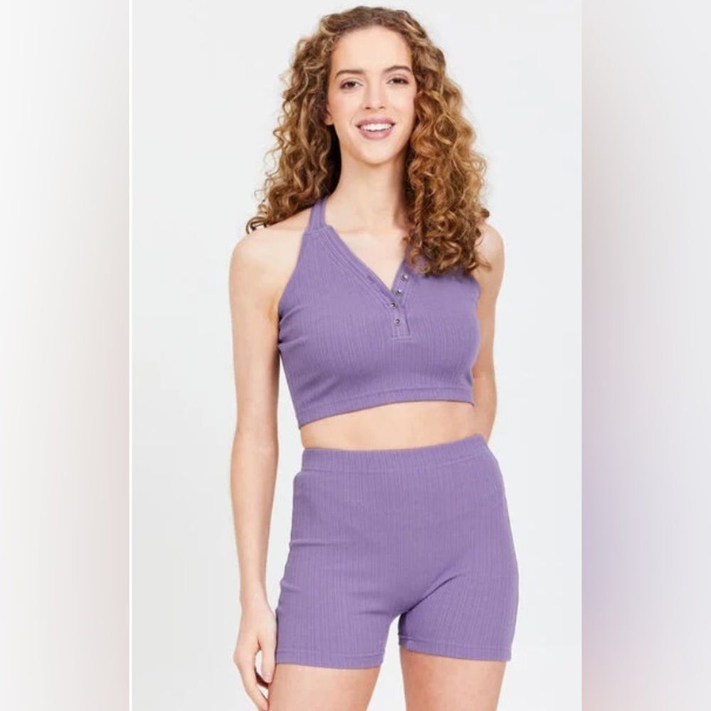 🌿NWT•Altar’d State•Ribbed•Stretch•Bike Shorts•Size M•